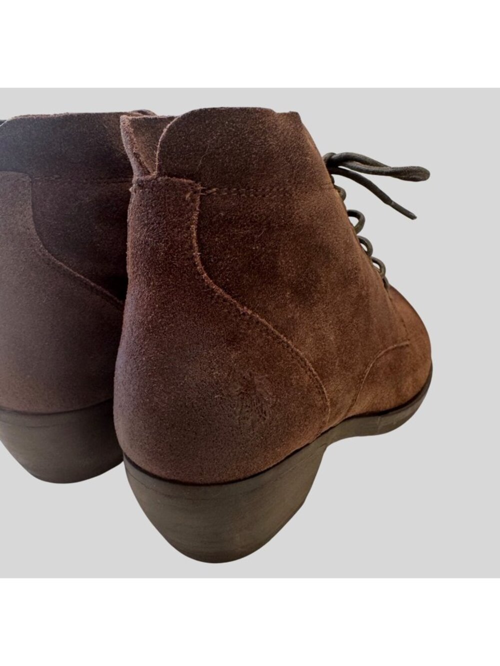 Fly London Mesu780fly Size 37 Oil Cow Suede Sludge Bootie NWB US 6.5/7 - Picture 13 of 15